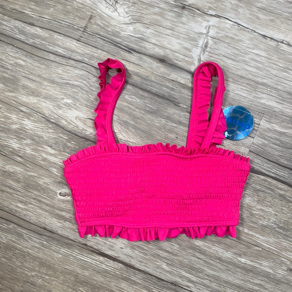 Decree Hot Pink Bikini Top - Midikini XS